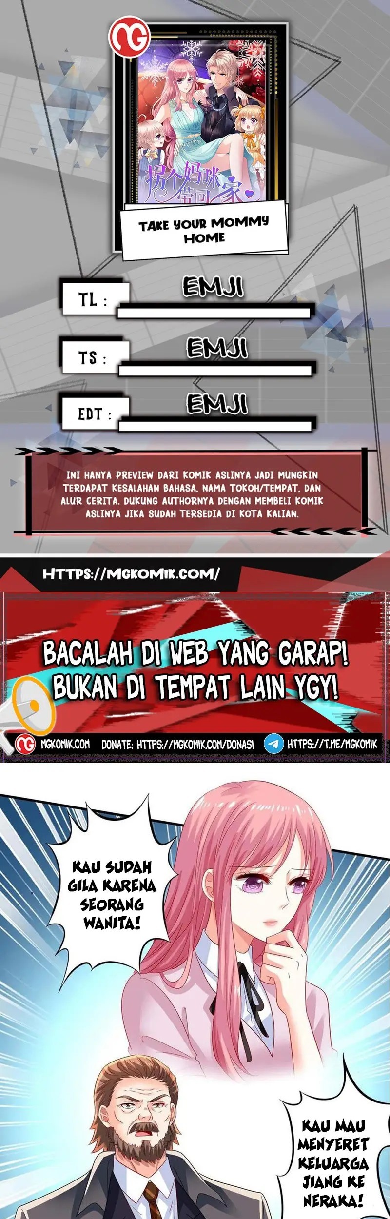 Baca Komik Take Your Mommy Home Chapter 404 Gambar 1