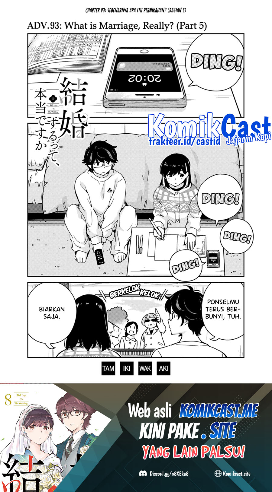 Baca  Kekkon Surutte, Hontou Desu Ka? Chapter 93 Gambar 2