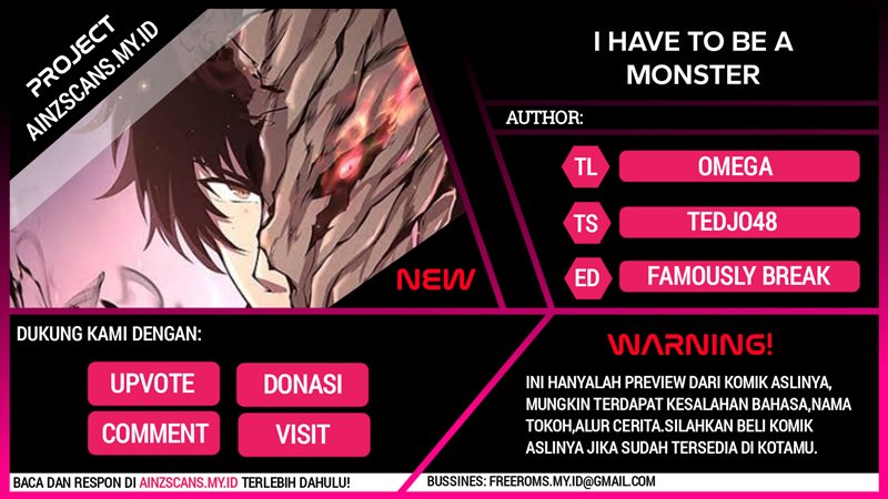 Baca Komik I Have to Be a Monster Chapter 22 Gambar 1