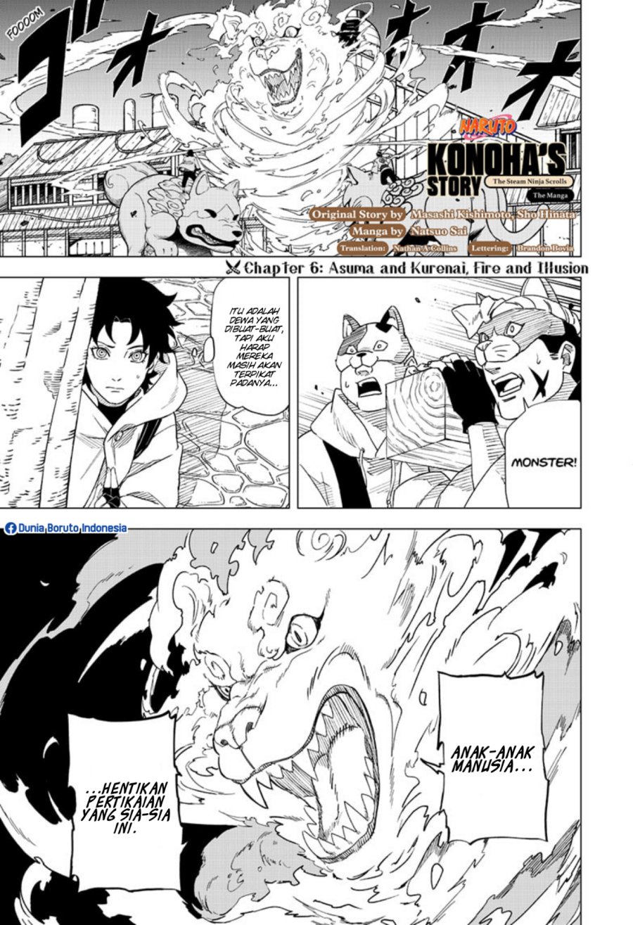 Baca Komik Naruto: Konoha’s Story—The Steam Ninja Scrolls Chapter 06 Gambar 1