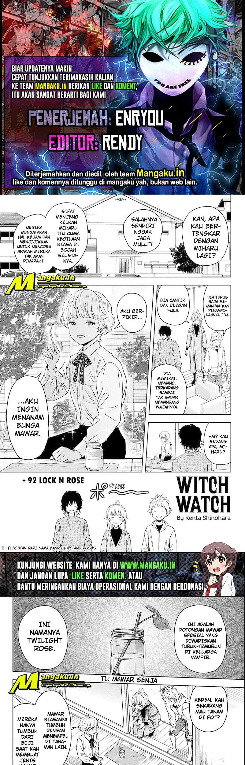 Baca Komik Witch Watch Chapter 92 Gambar 1