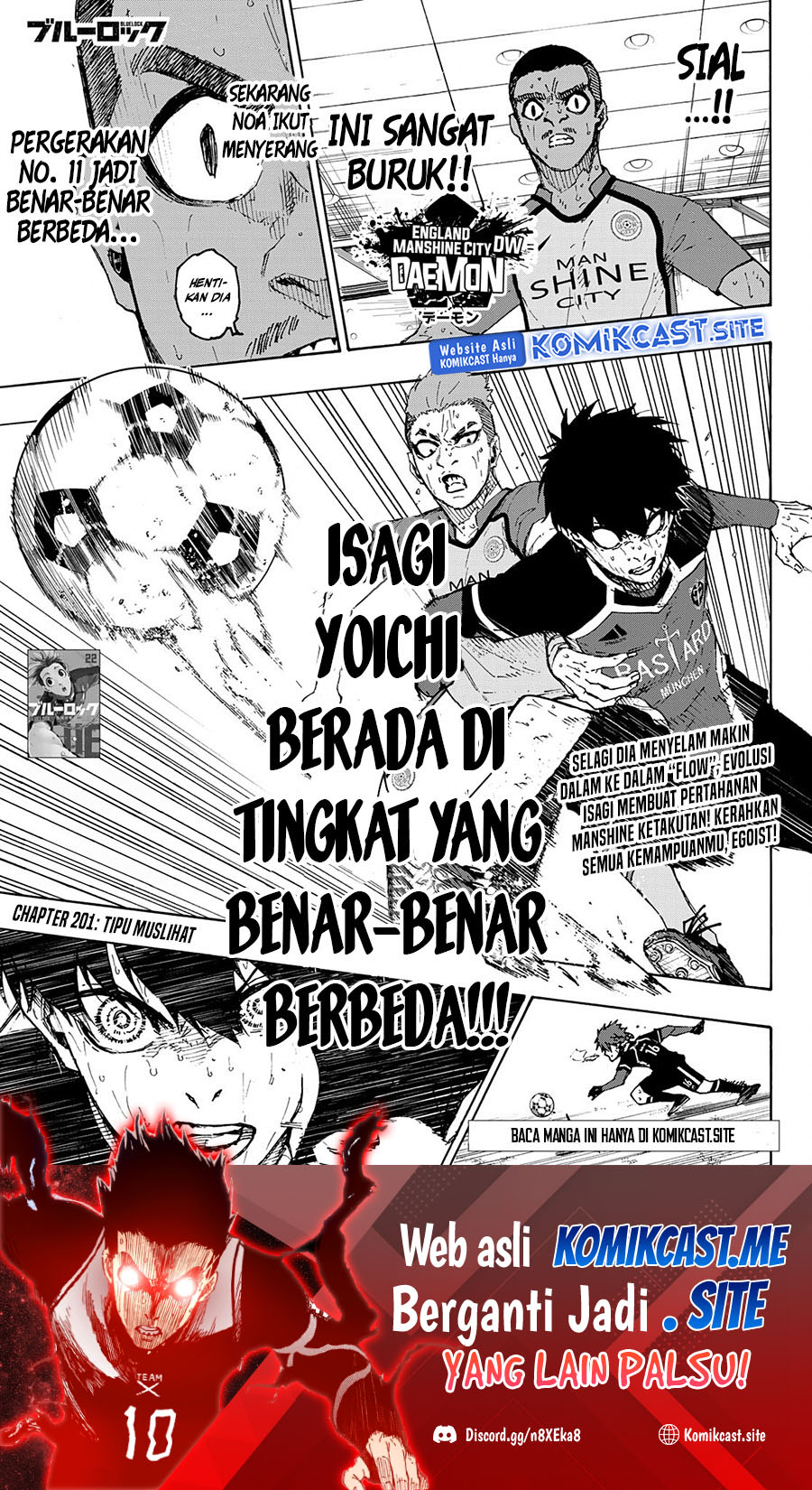 Baca Blue Lock Chapter 201 Gambar 2
