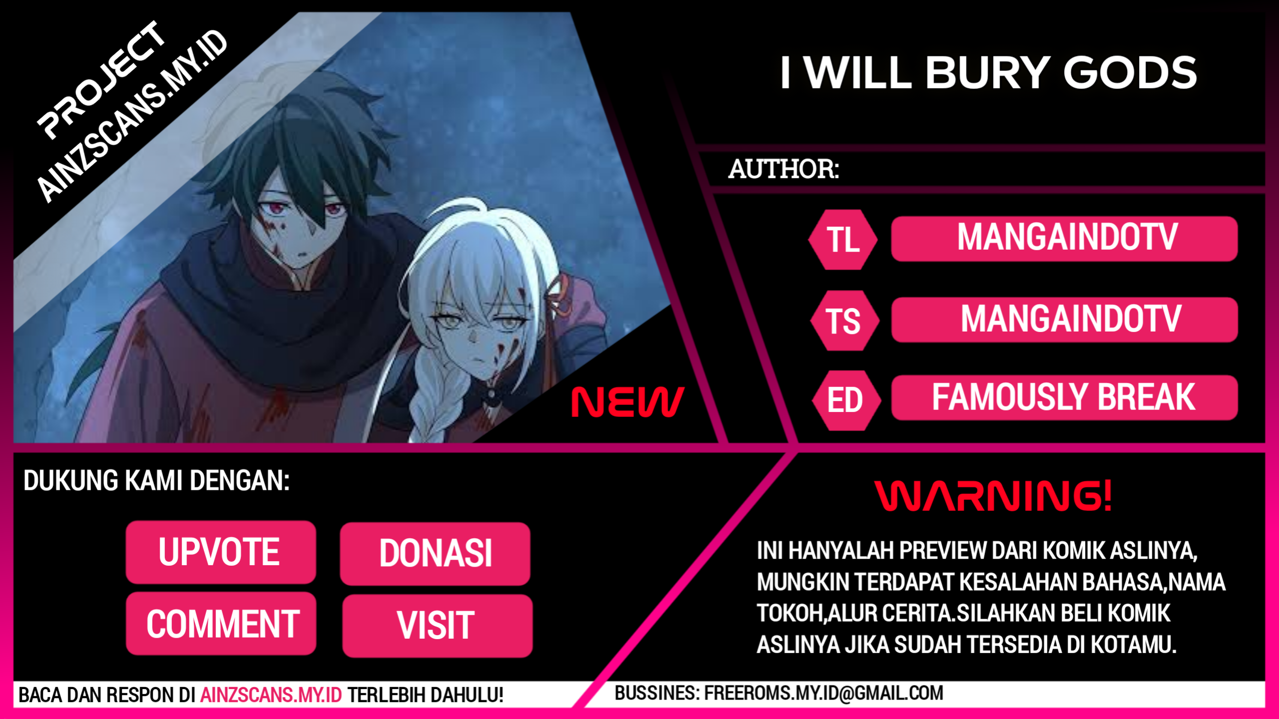 Baca Komik I Will Bury The Gods Chapter 06 Gambar 1