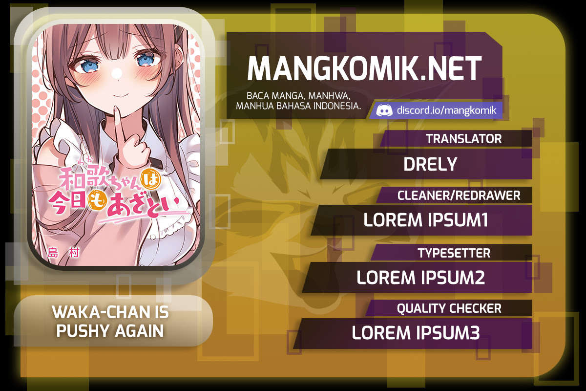 Baca Komik Waka-chan Is Flirty Again Chapter 19 Gambar 1