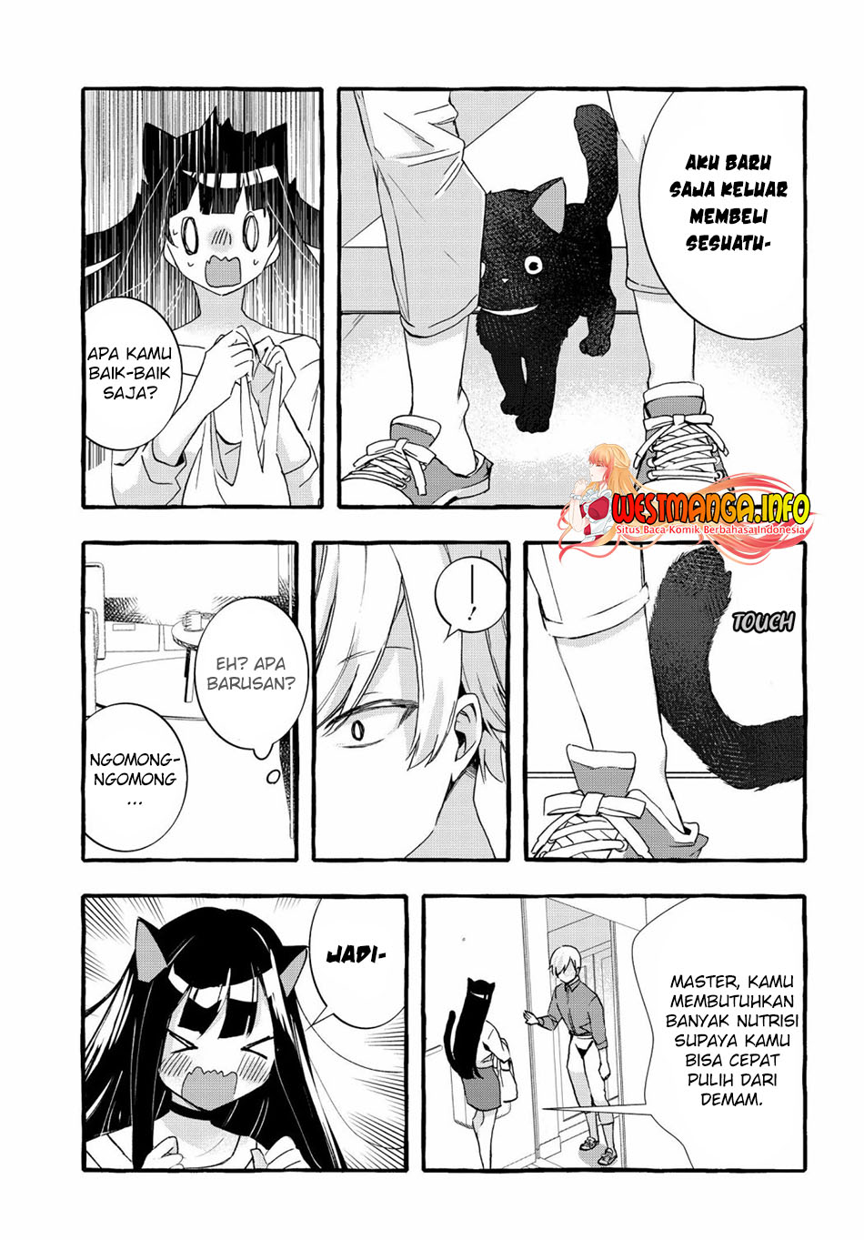 Chiteki de Cool na Kouhai Bijo, Ore no Kai Neko ni naru Chapter 03 Gambar 5