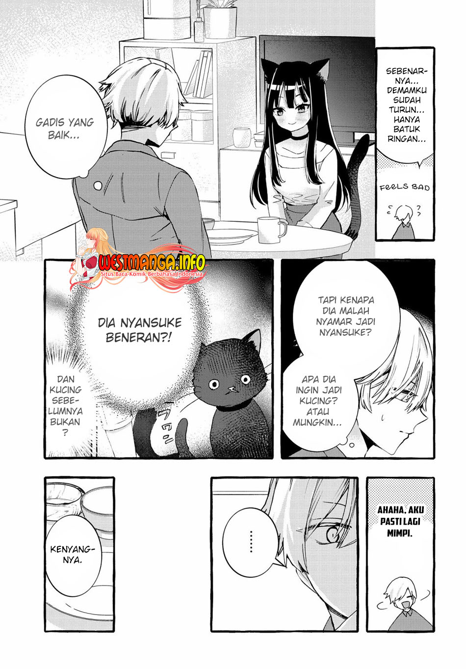 Chiteki de Cool na Kouhai Bijo, Ore no Kai Neko ni naru Chapter 03 Gambar 7