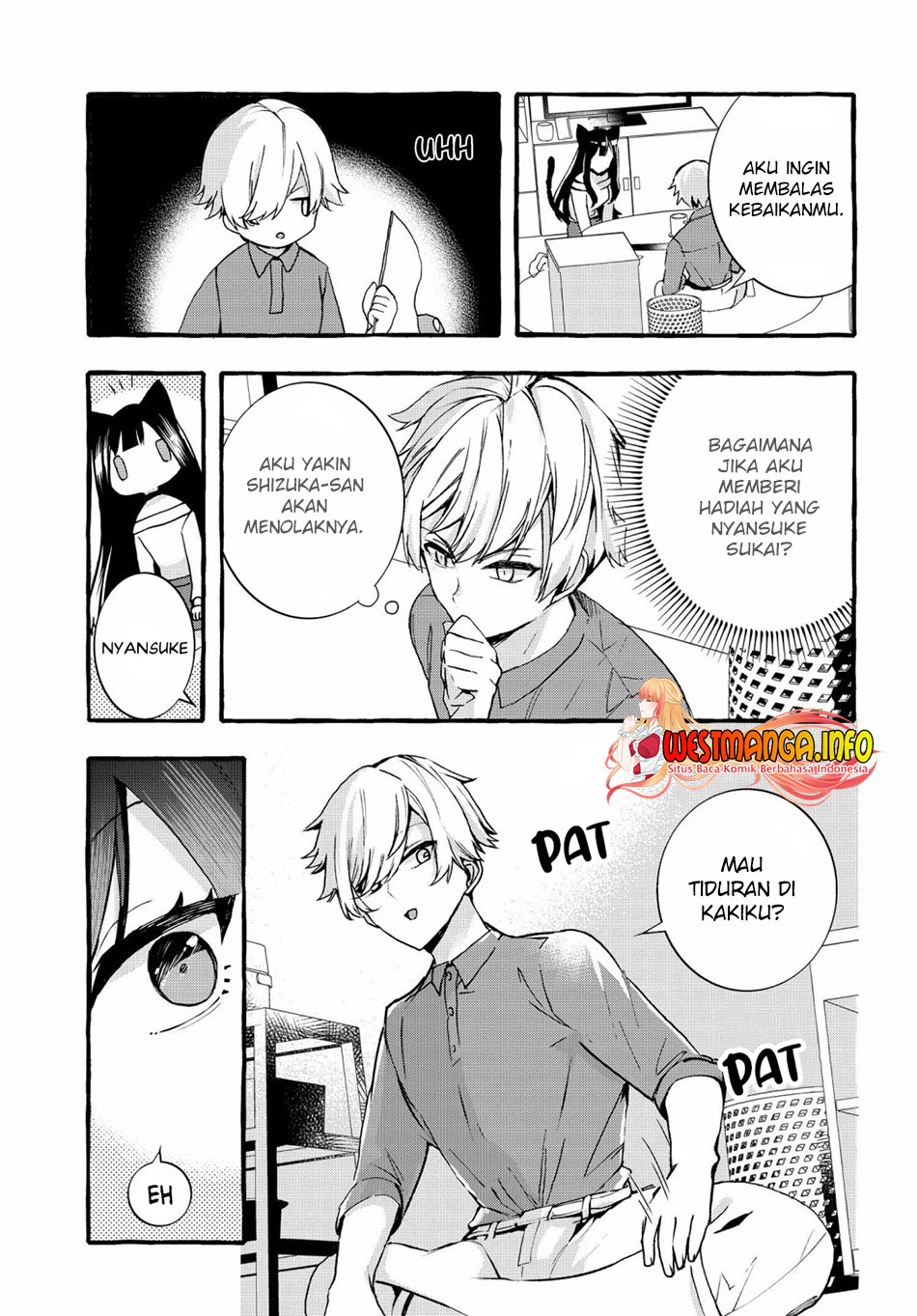 Chiteki de Cool na Kouhai Bijo, Ore no Kai Neko ni naru Chapter 03 Gambar 9