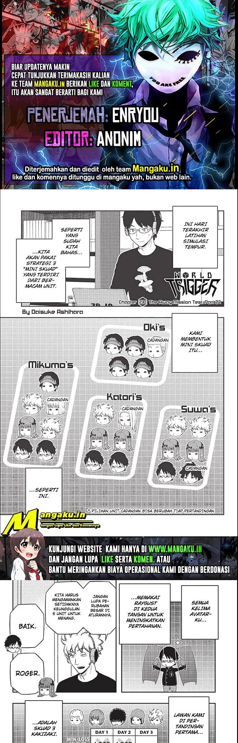 Baca Komik World Trigger Chapter 230 Gambar 1
