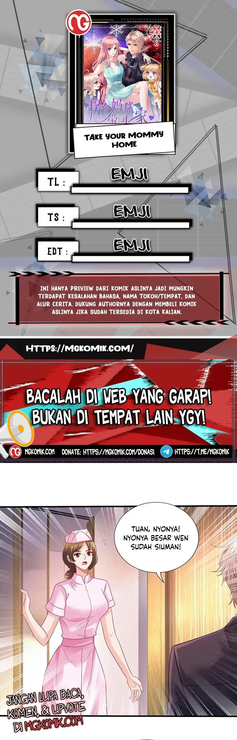 Baca Komik Take Your Mommy Home Chapter 406 Gambar 1