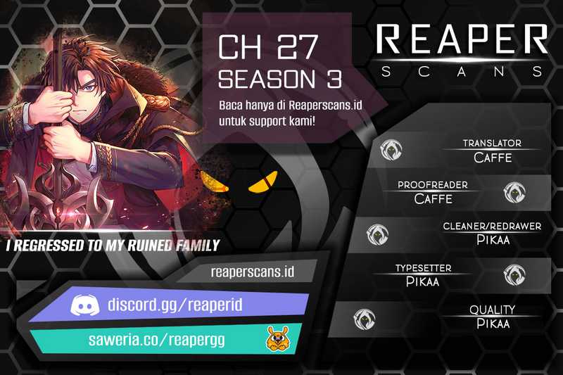 Baca Komik I Regressed to My Ruined Family Chapter 27 Gambar 1