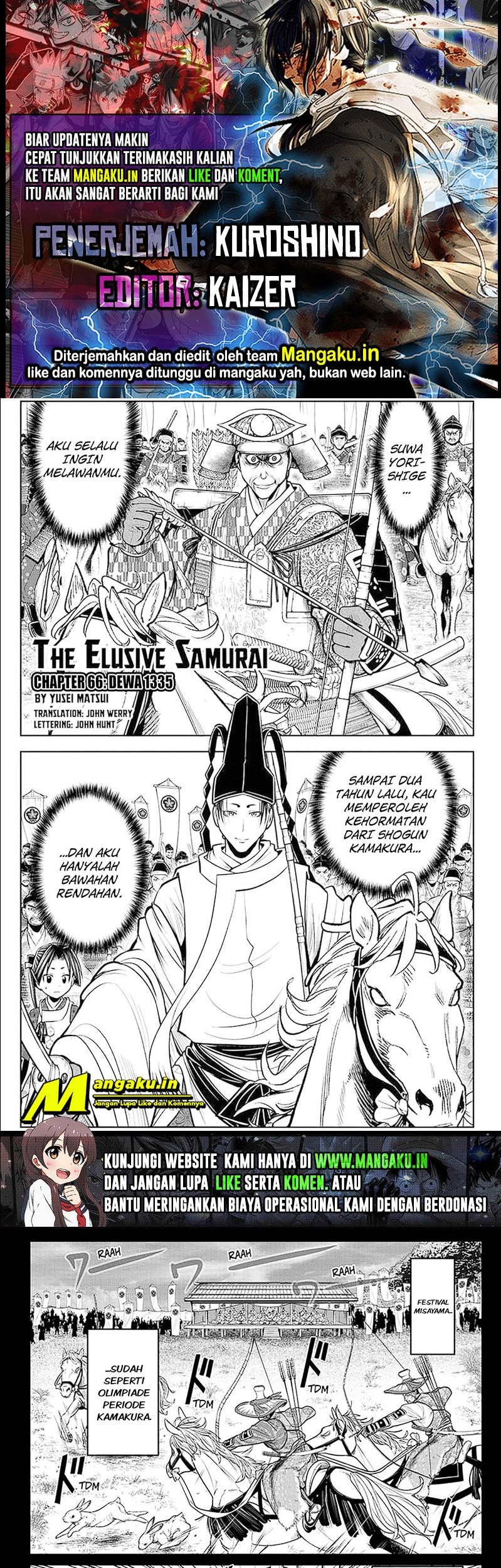 Baca Komik The Elusive Samurai Chapter 66 Gambar 1