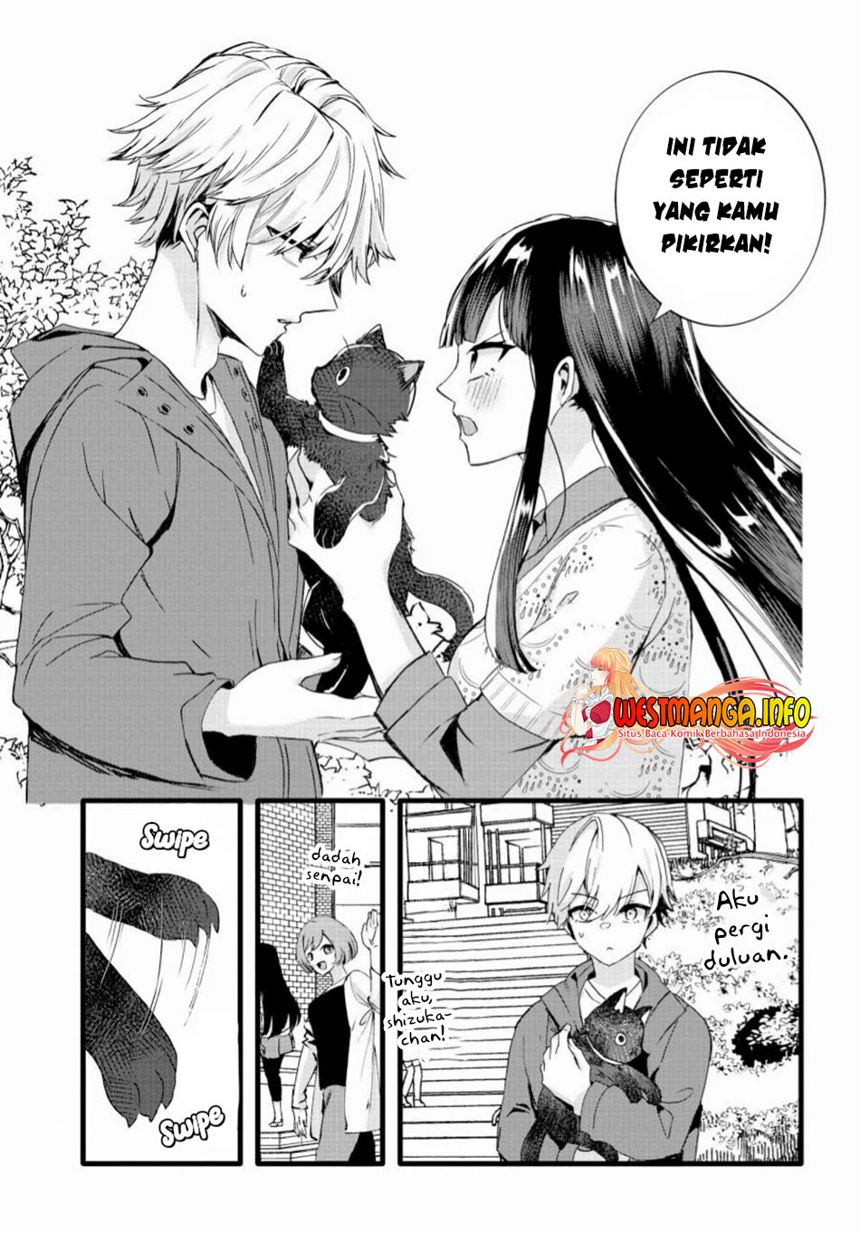 Chiteki de Cool na Kouhai Bijo, Ore no Kai Neko ni naru Chapter 04 Gambar 11