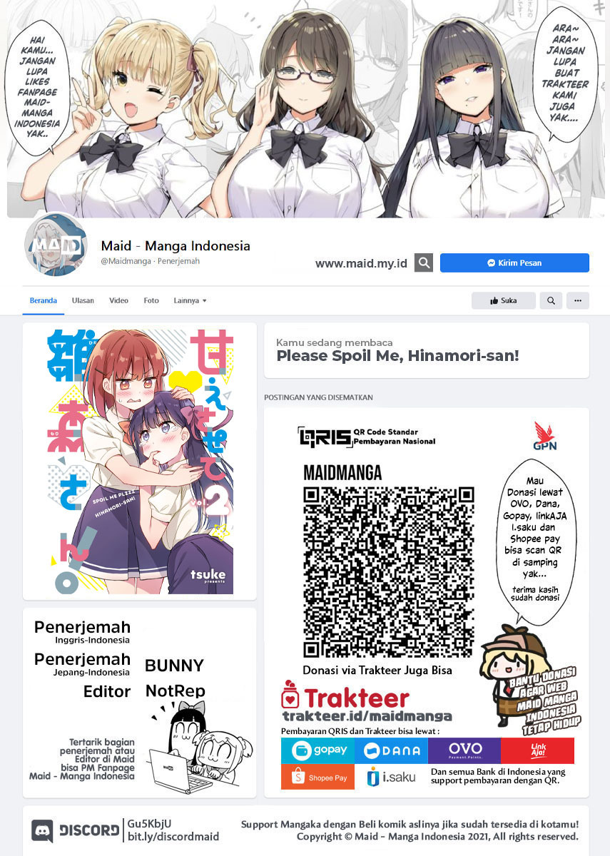 Baca Please Spoil Me, Hinamori-san! Chapter 15 Gambar 2
