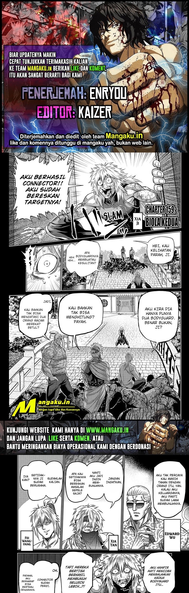 Baca Komik Kengan Omega Chapter 159 Gambar 1
