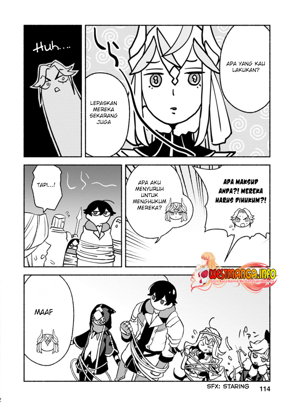 Sono Monban, Saikyou Nitsuki: Tsuihou Sareta Bougyo Ryoku 9999 no Senshi, Outo no Monban Toshite Musou Suru Chapter 14.3 Gambar 4