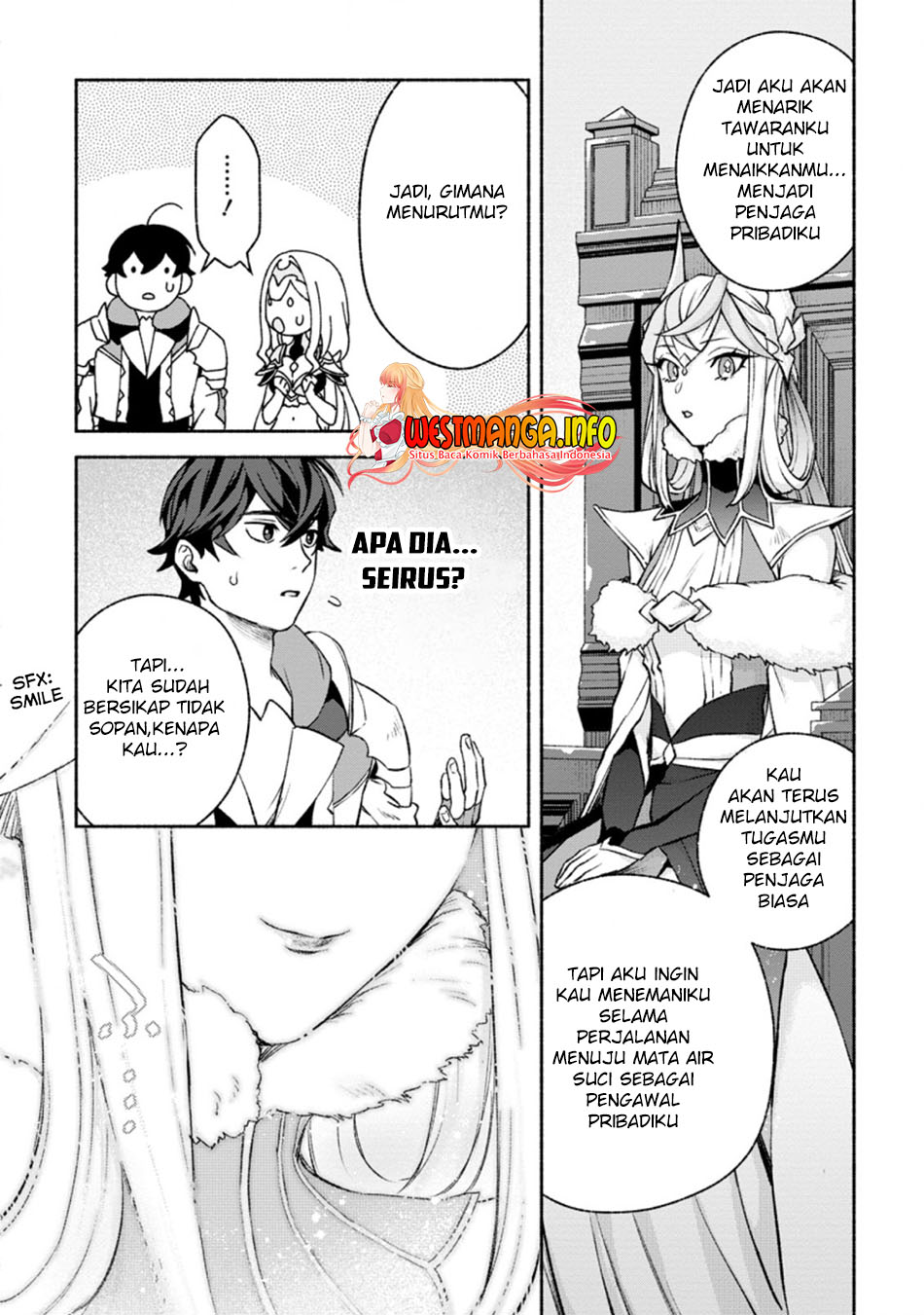 Sono Monban, Saikyou Nitsuki: Tsuihou Sareta Bougyo Ryoku 9999 no Senshi, Outo no Monban Toshite Musou Suru Chapter 14.3 Gambar 6