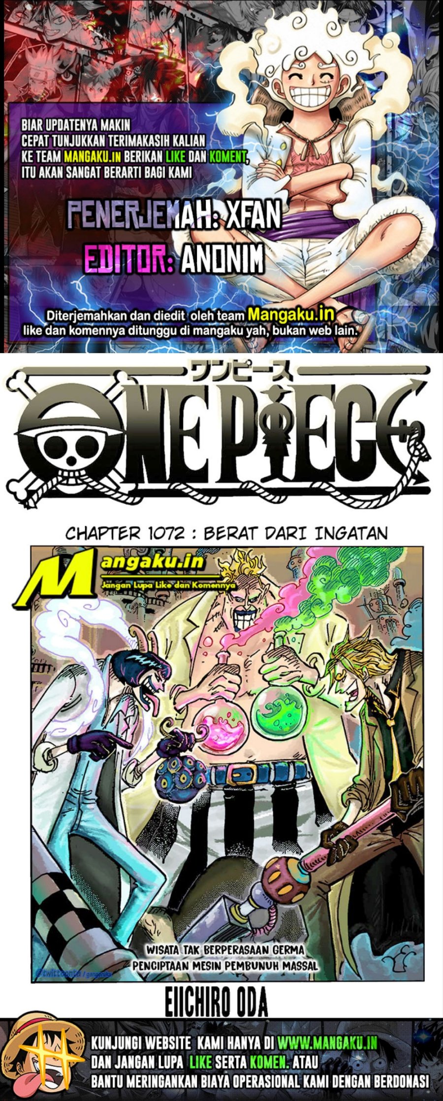 One Piece Chapter 1072 HQ 1