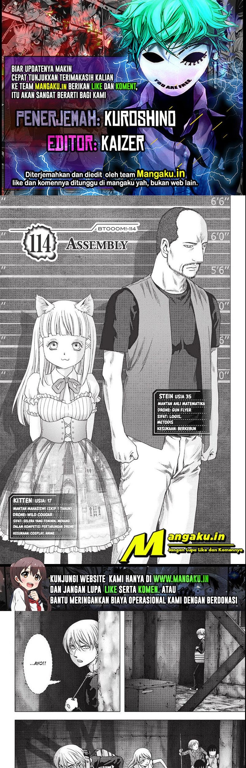 Baca Komik Btooom! Chapter 114.1 Gambar 1