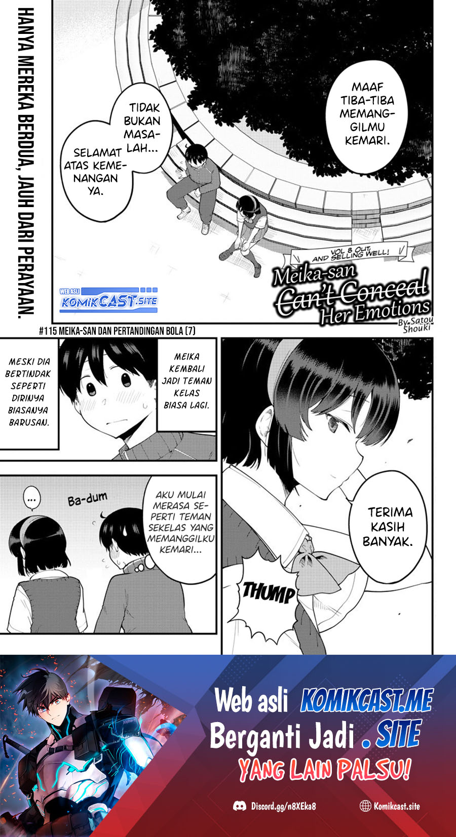Baca  Meika-san Can’t Conceal Her Emotions Chapter 115 Gambar 2