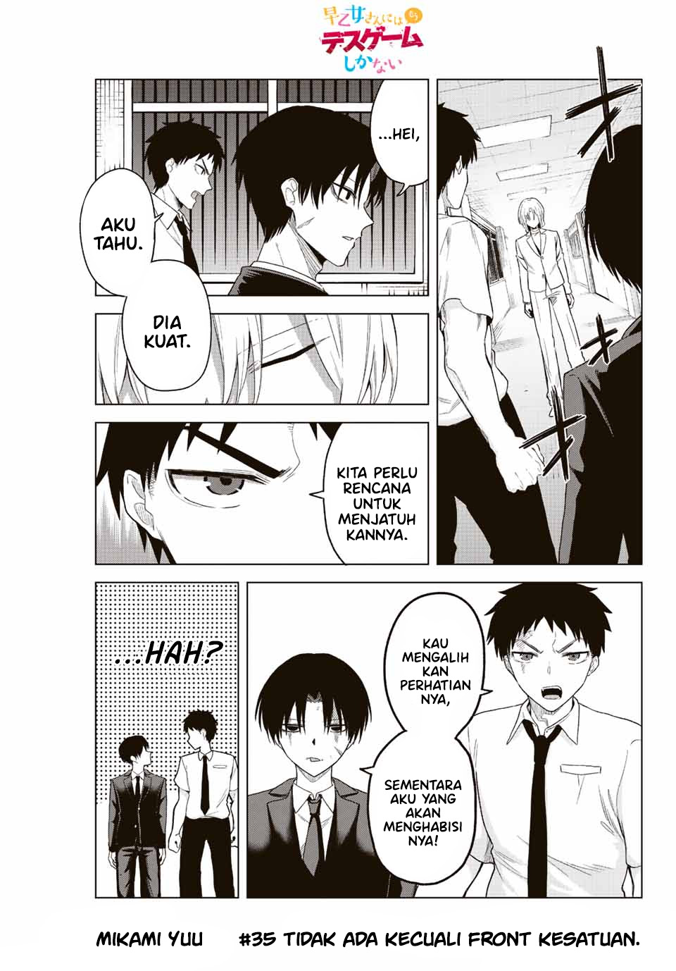 Baca The Death Game Is All That Saotome-san Has Left Chapter 35 Gambar 2