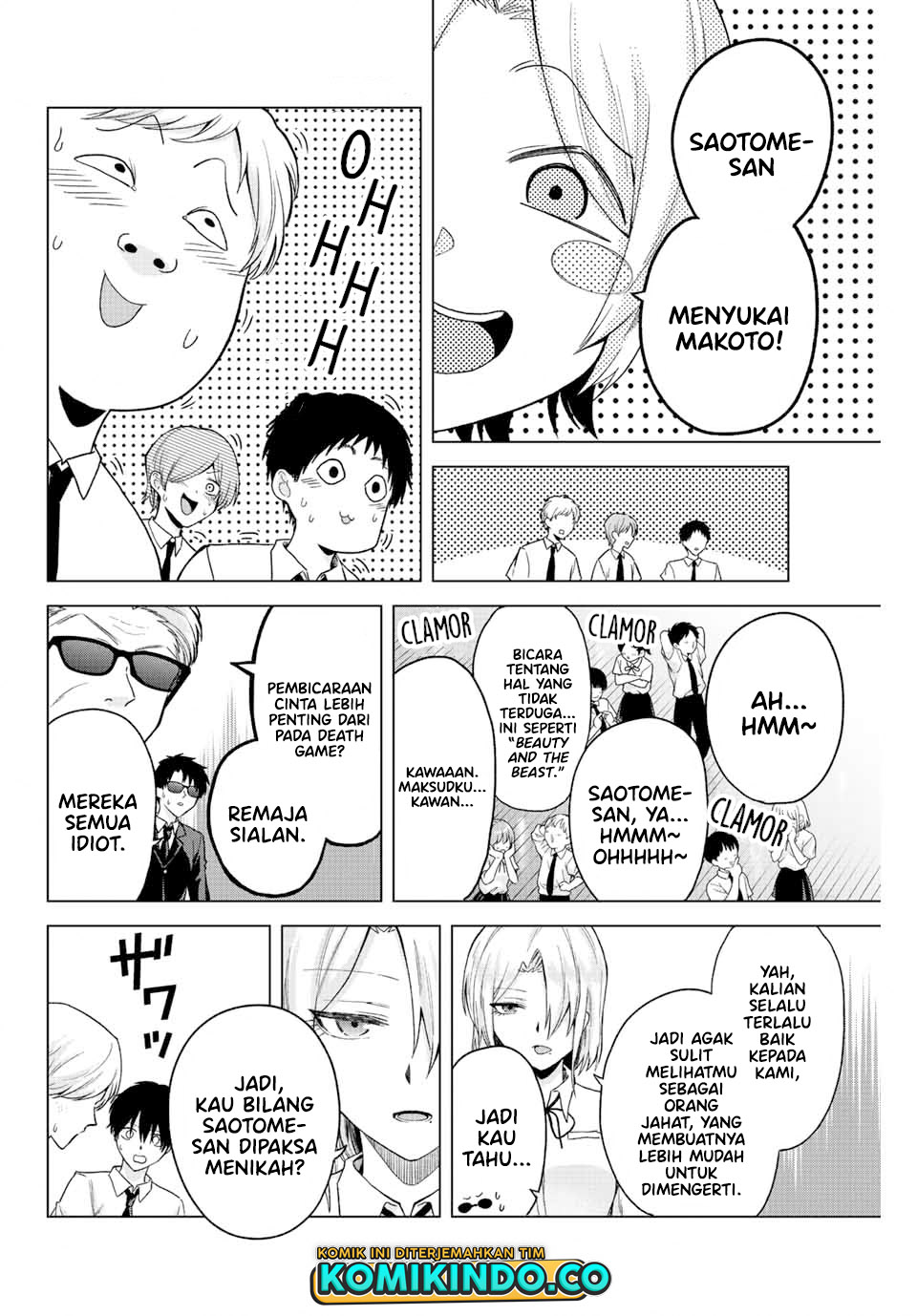 The Death Game Is All That Saotome-san Has Left Chapter 34 Gambar 5