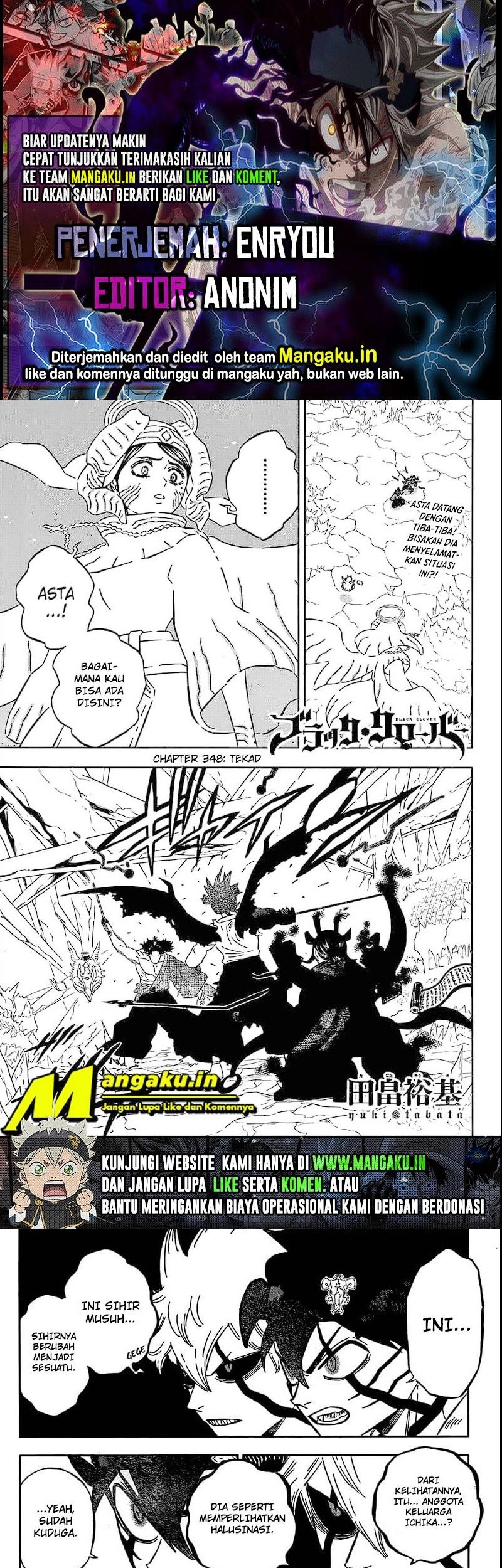 Baca Komik Black Clover Chapter 348 Gambar 1