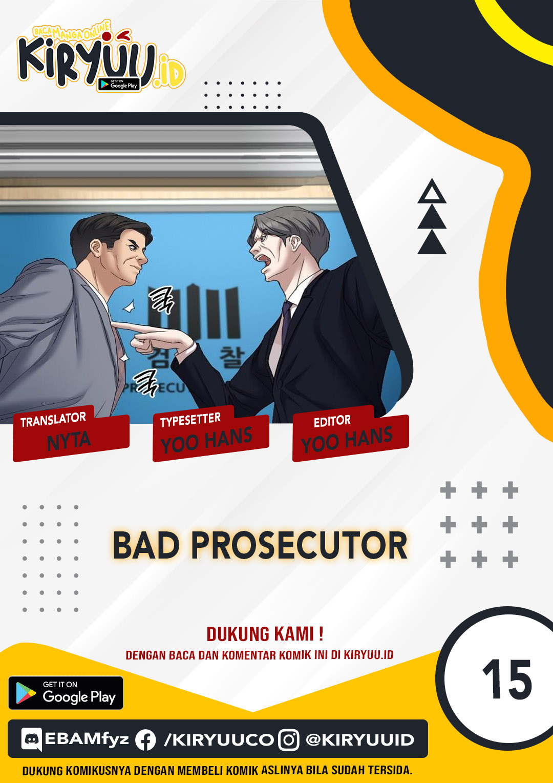 Baca Komik Bad Prosecutor – Sword Showdown Chapter 15 Gambar 1