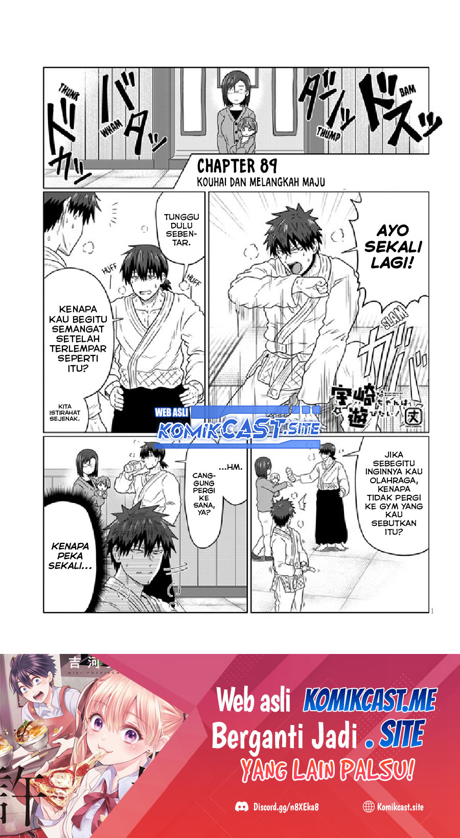 Baca Uzaki-chan wa Asobitai! Chapter 89 Gambar 2