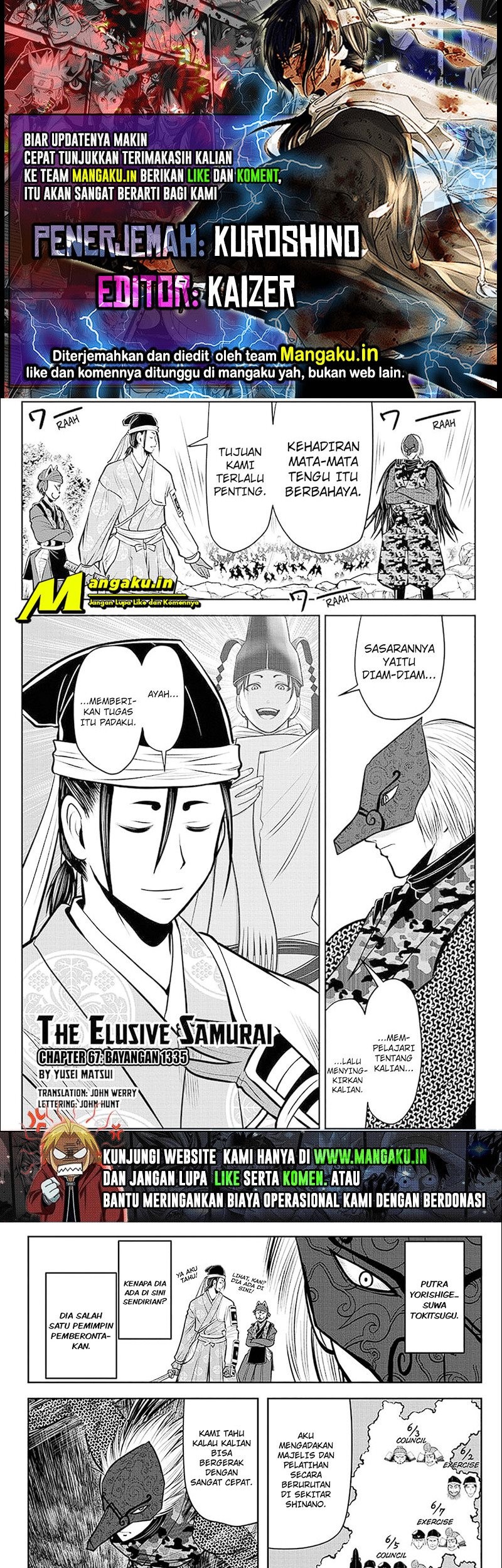 Baca Komik The Elusive Samurai Chapter 67 Gambar 1