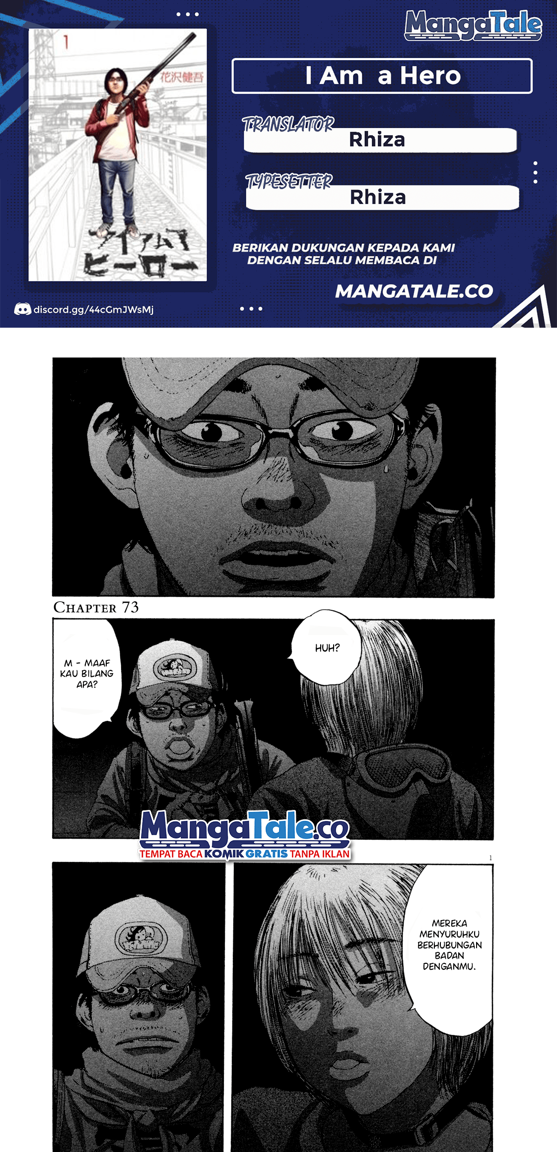 Baca Komik I Am a Hero Chapter 73 Gambar 1
