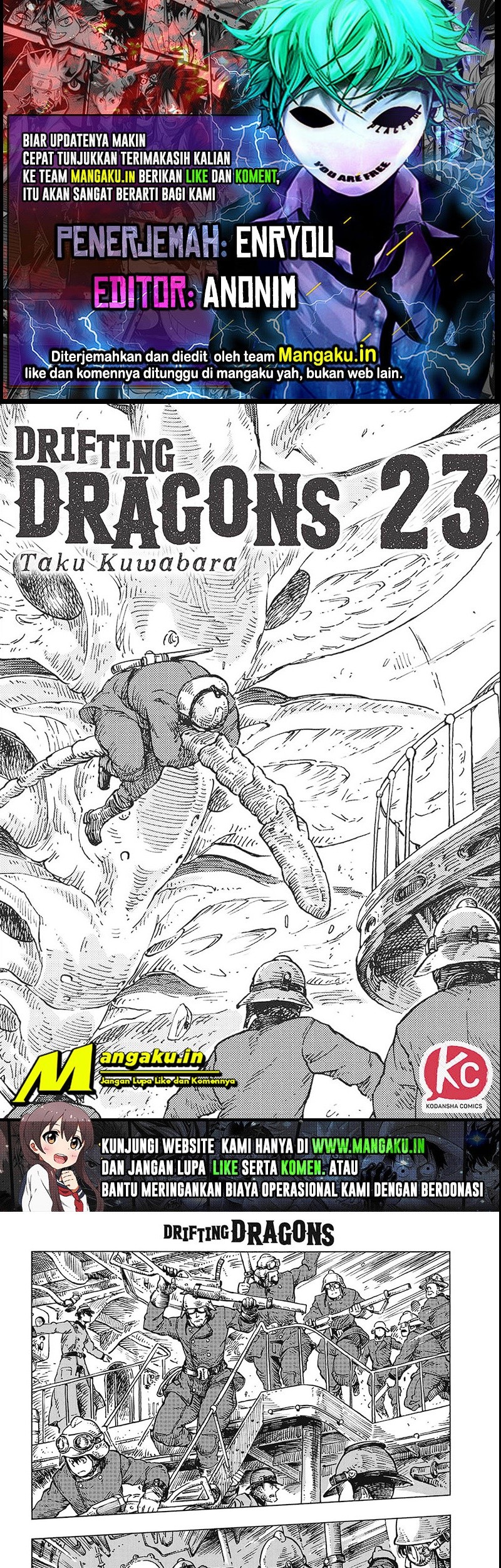 Baca Komik Kuutei Dragons Chapter 23.1 Gambar 1