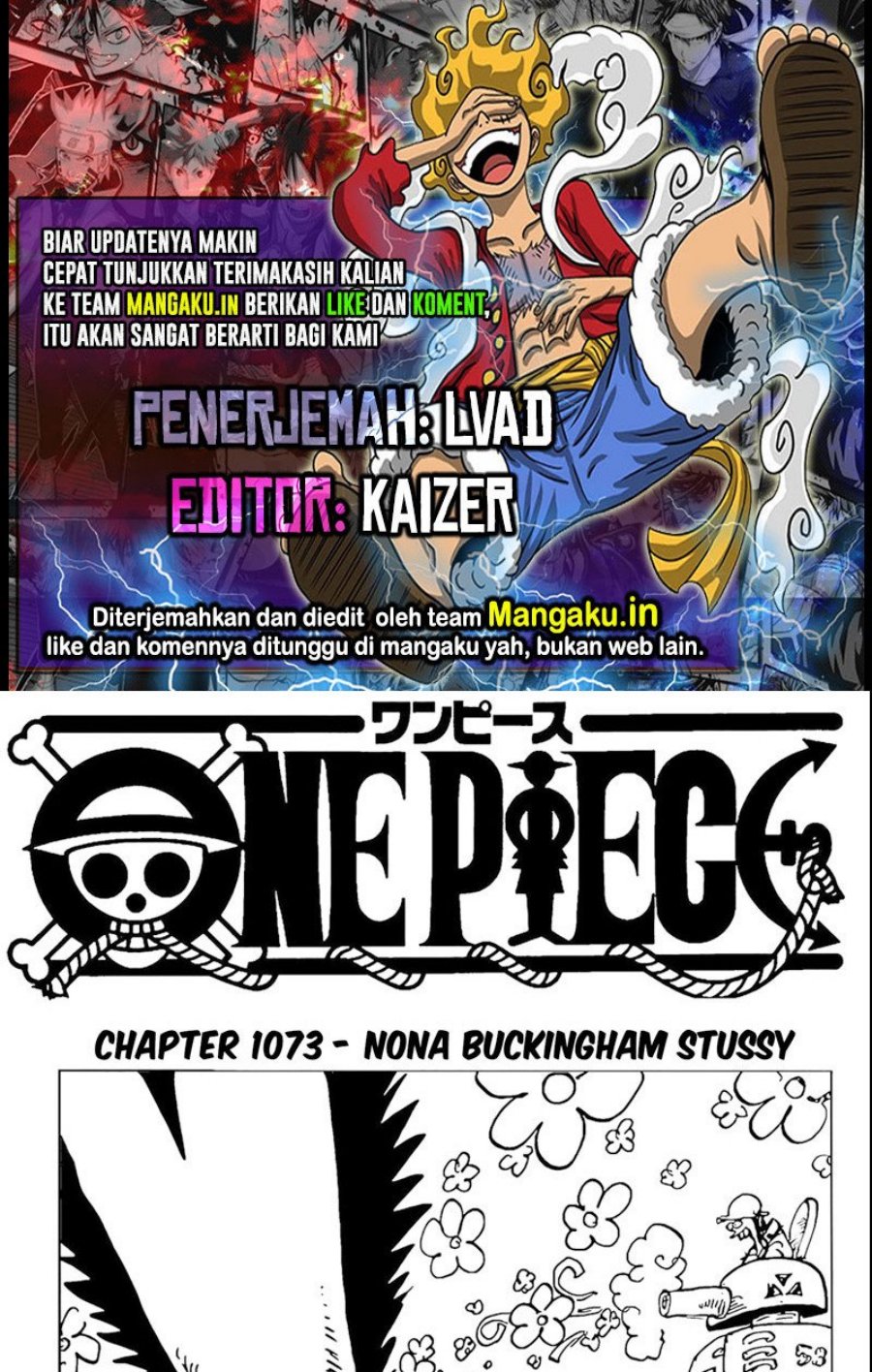 Baca Komik One Piece Chapter 1073 HQ Gambar 1