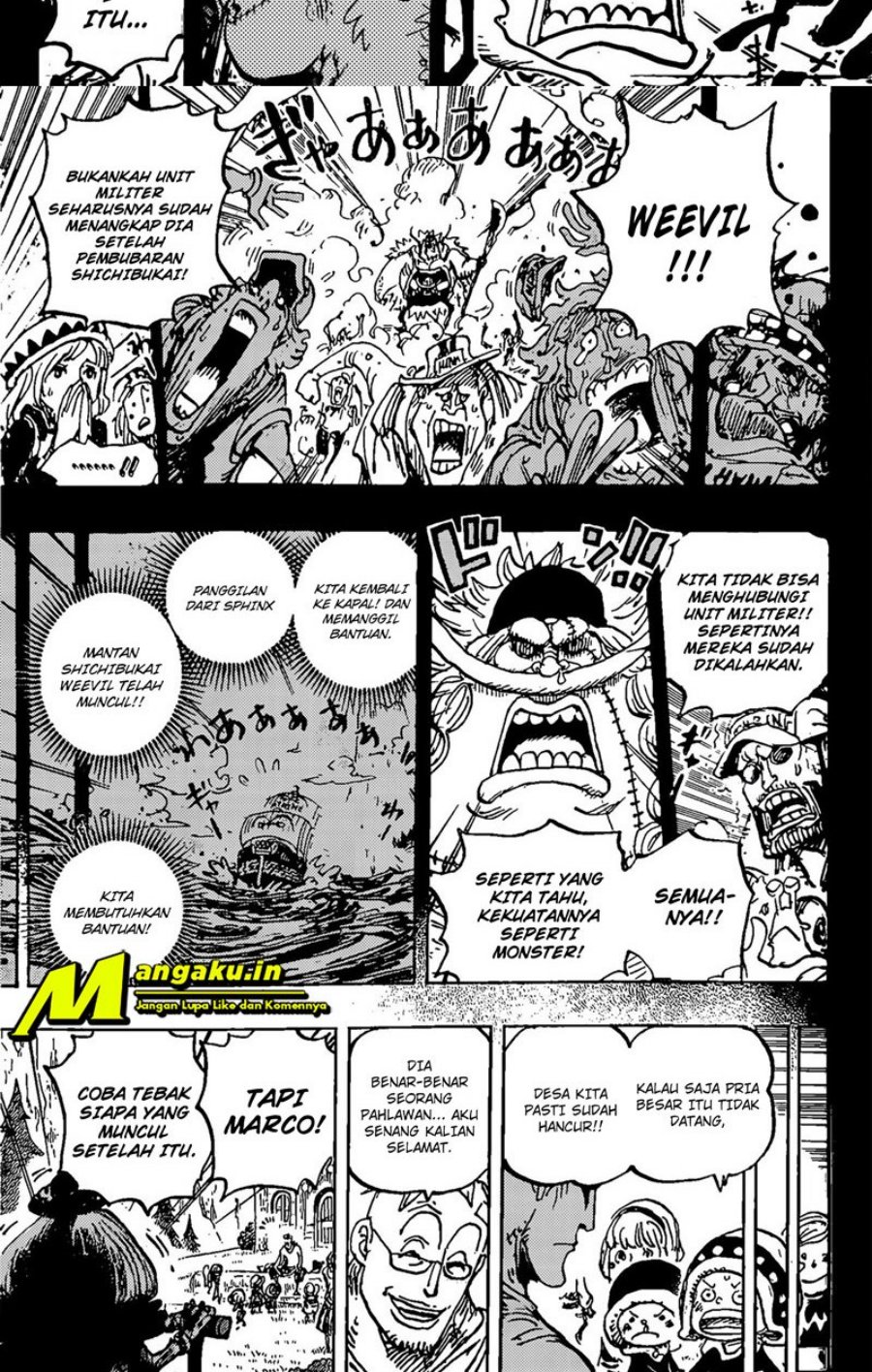 One Piece Chapter 1073 HQ Gambar 13