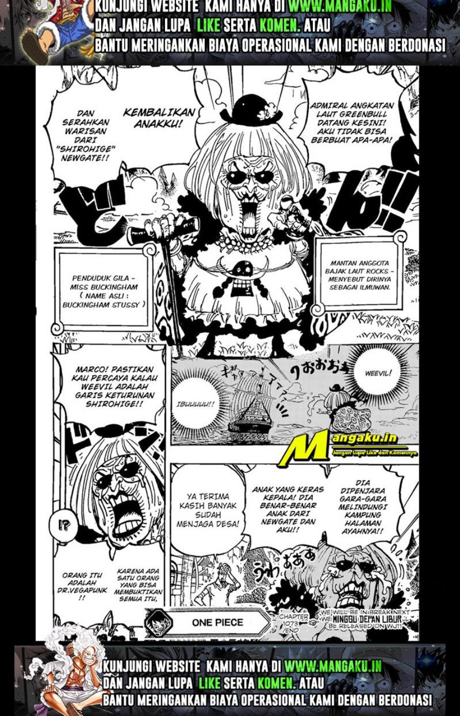 One Piece Chapter 1073 HQ Gambar 15