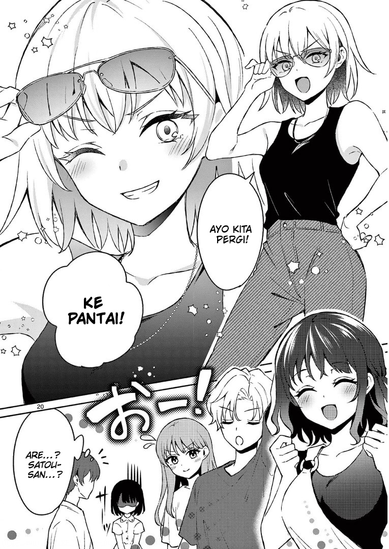Shiotaiou no Sato-san ga Ore ni dake Amai Chapter 27 Gambar 22