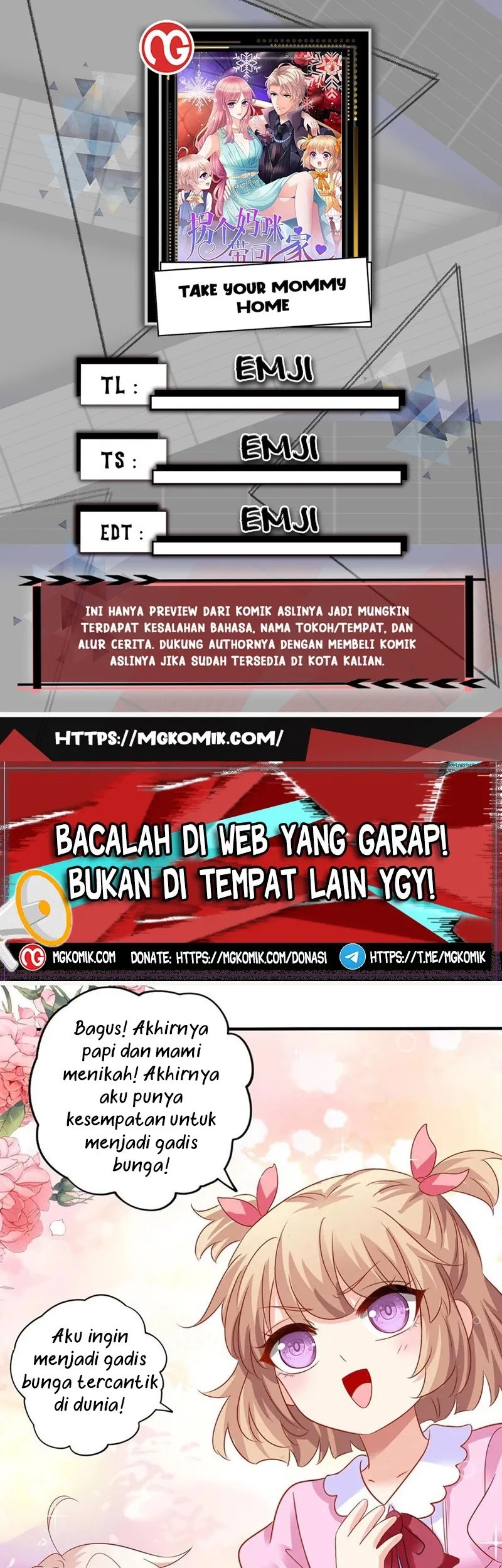 Baca Komik Take Your Mommy Home Chapter 407 Gambar 1