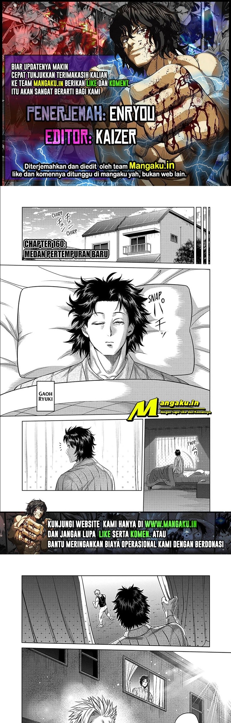Baca Komik Kengan Omega Chapter 160 Gambar 1