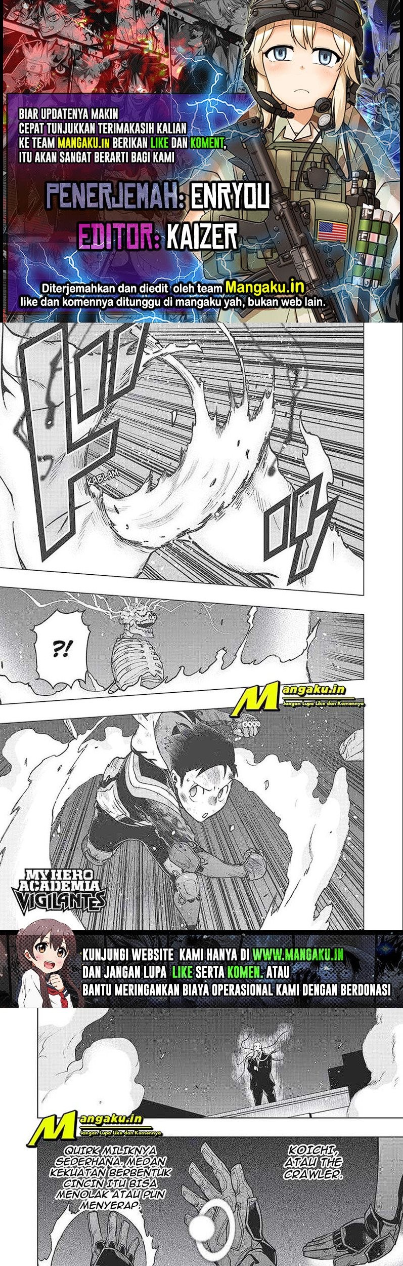Baca Komik Vigilante: Boku no Hero Academia Illegal Chapter 118 Gambar 1