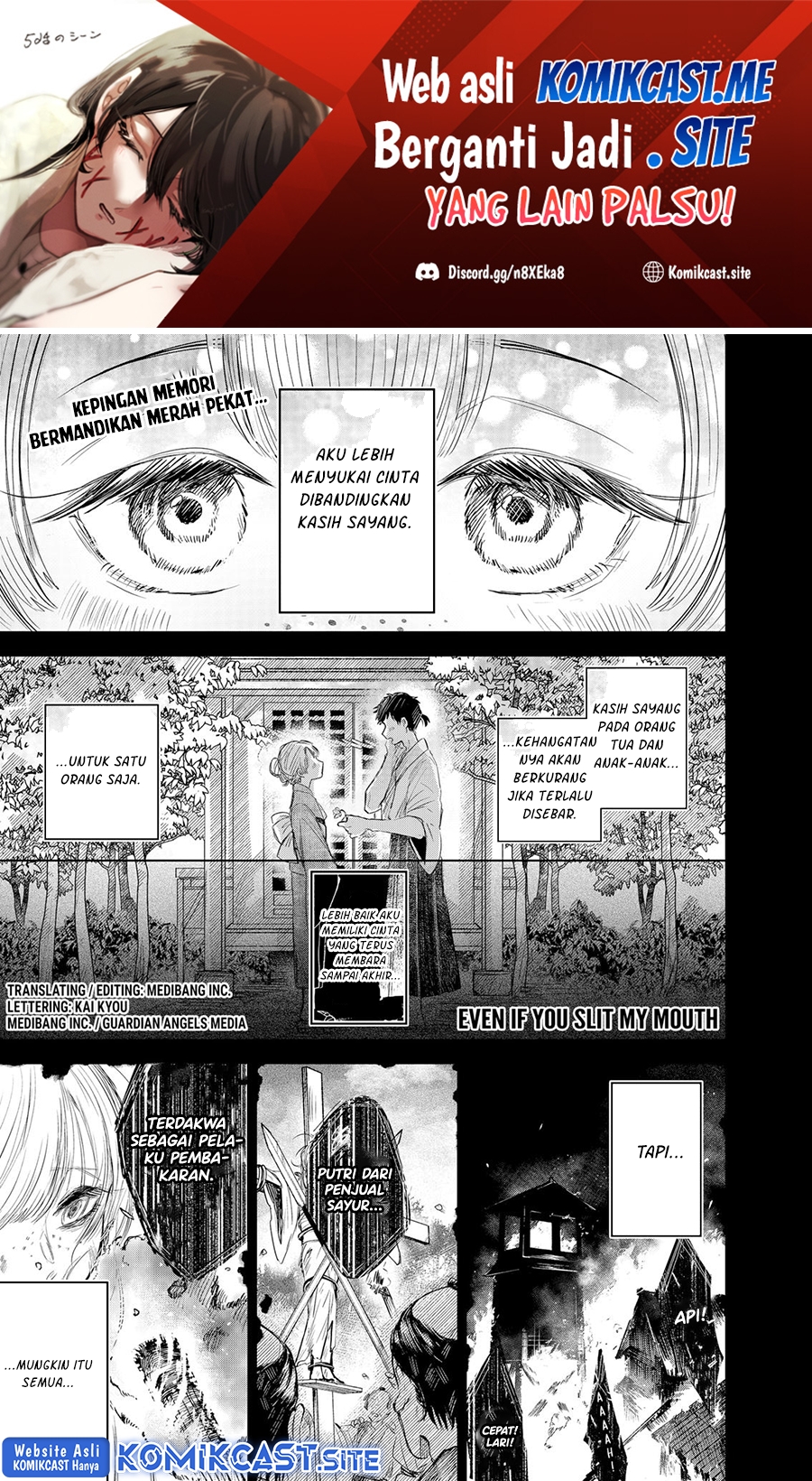 Baca Kuchi ga Saketemo Kimi ni wa Chapter 56 Gambar 2