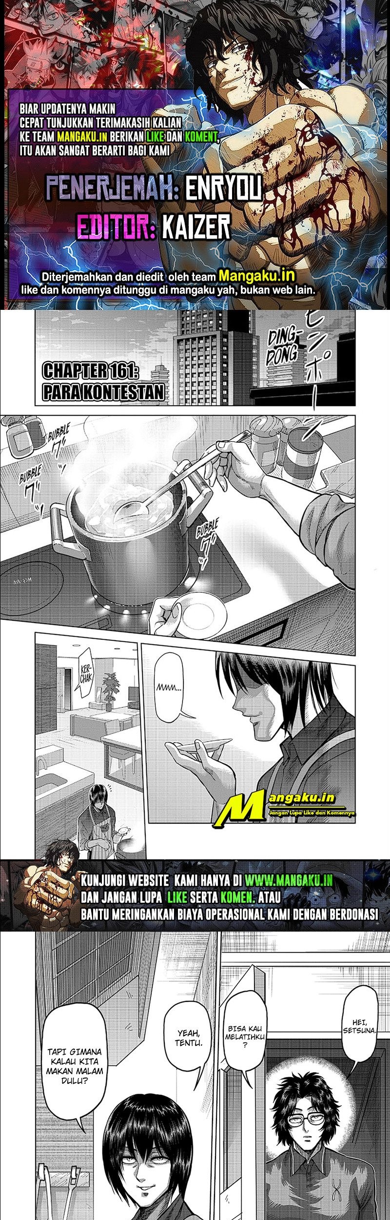 Baca Komik Kengan Omega Chapter 161 Gambar 1