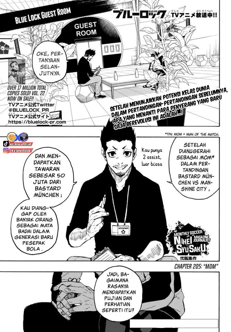 Baca Blue Lock Chapter 205 Gambar 2