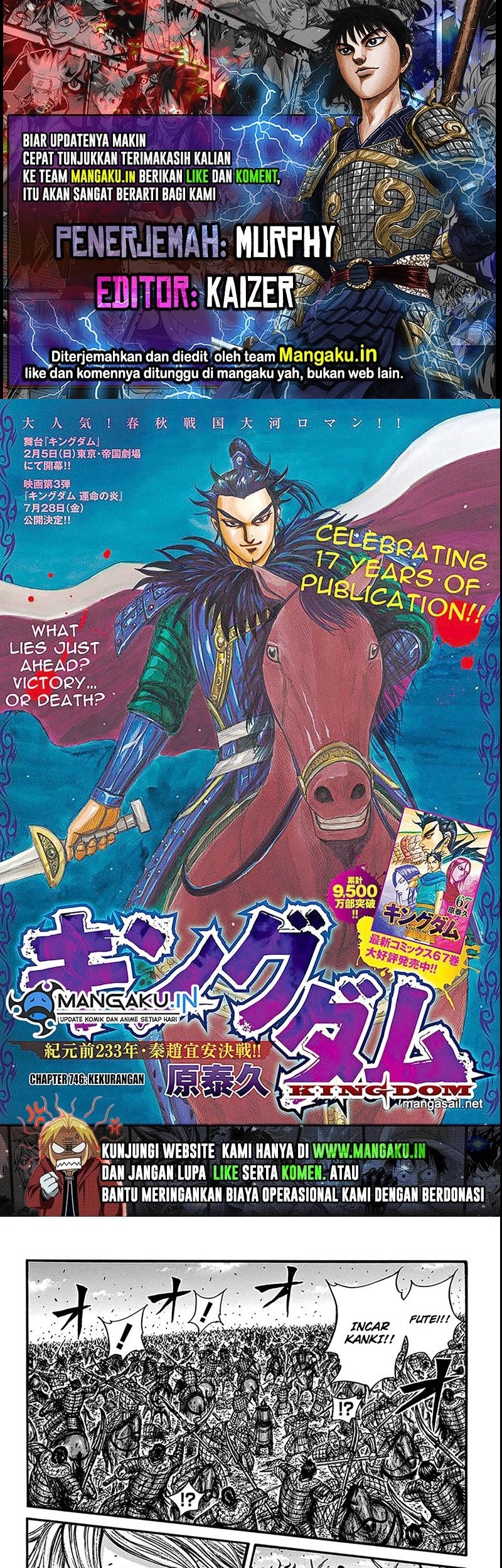 Baca Komik Kingdom Chapter 746 Gambar 1