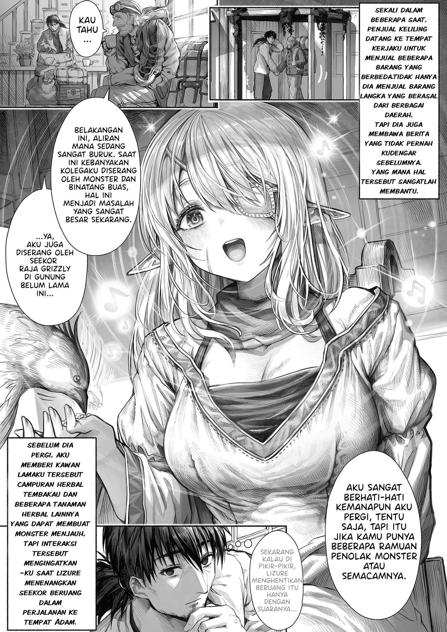 Baca Komik Boroboro no Elf-san o shiawaseni suru kusuri uri-san Chapter 55 Gambar 1