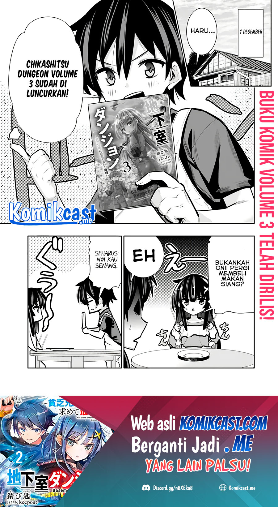 Chikashitsu Dungeon: Binbou Kyoudai wa Goraku o Motomete Saikyou e Chapter 46.5 Gambar 7