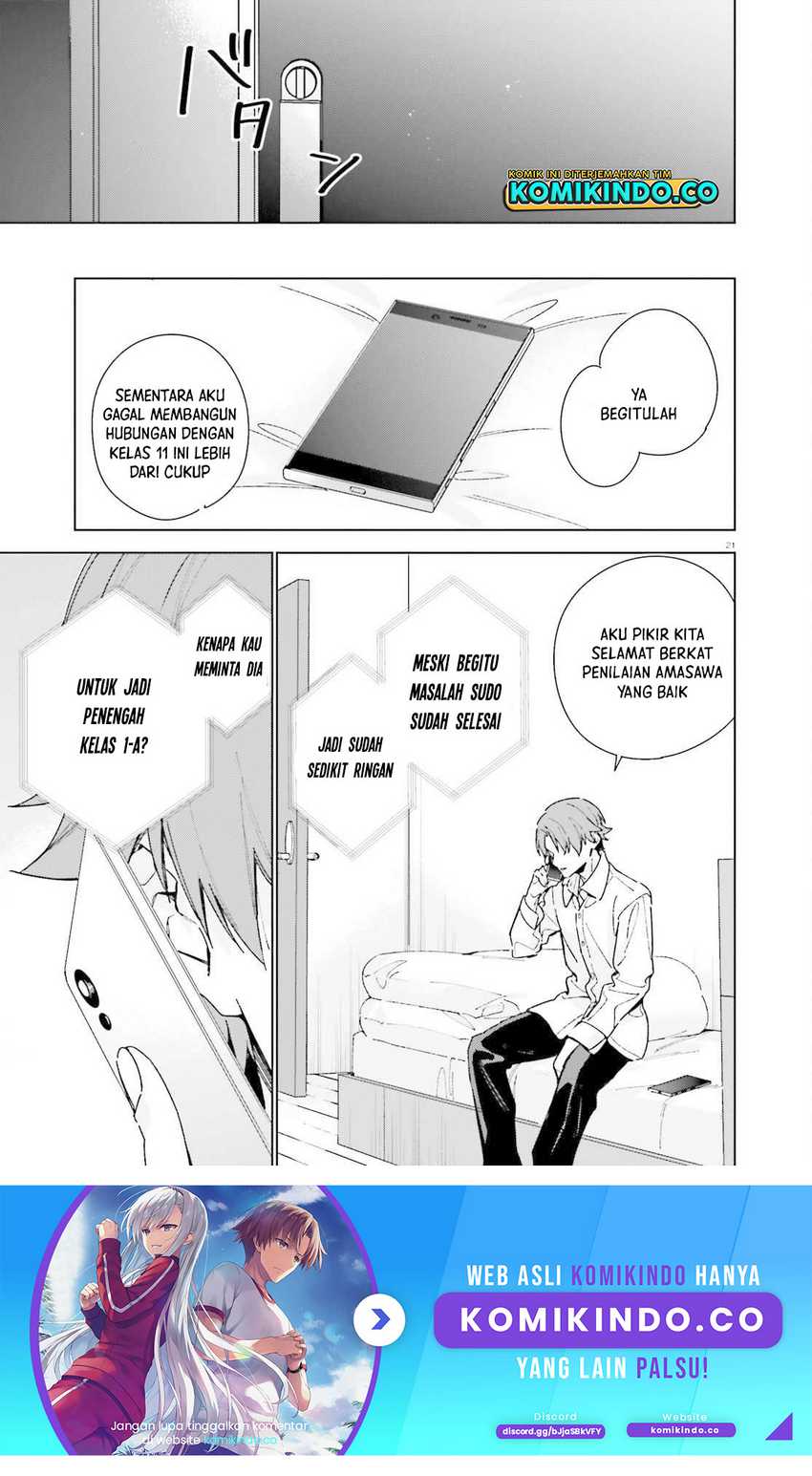 Youkoso Jitsuryoku Shijou Shugi no Kyoushitsu e: 2-nensei-hen Chapter 08 Gambar 22