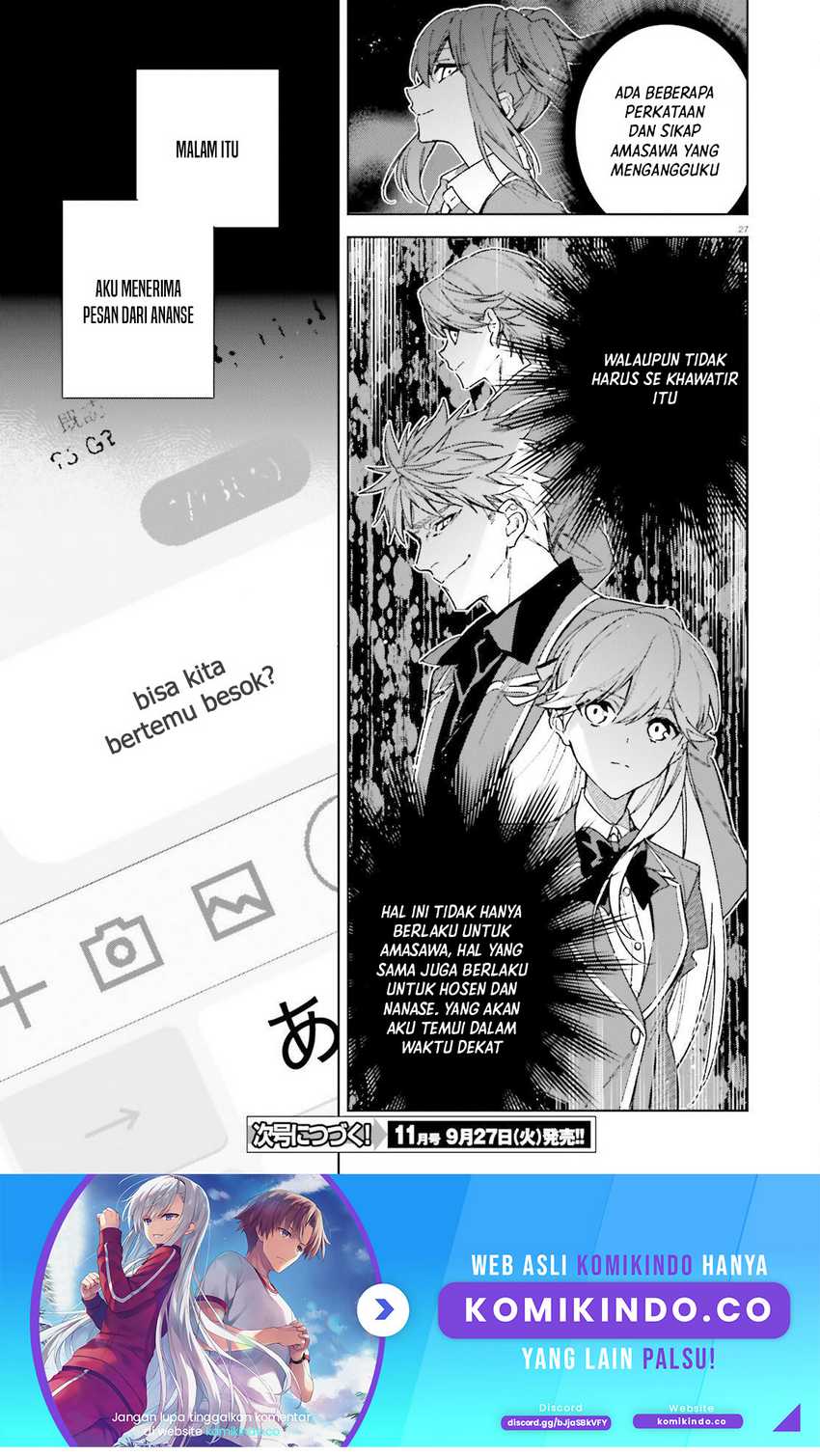 Youkoso Jitsuryoku Shijou Shugi no Kyoushitsu e: 2-nensei-hen Chapter 08 Gambar 28