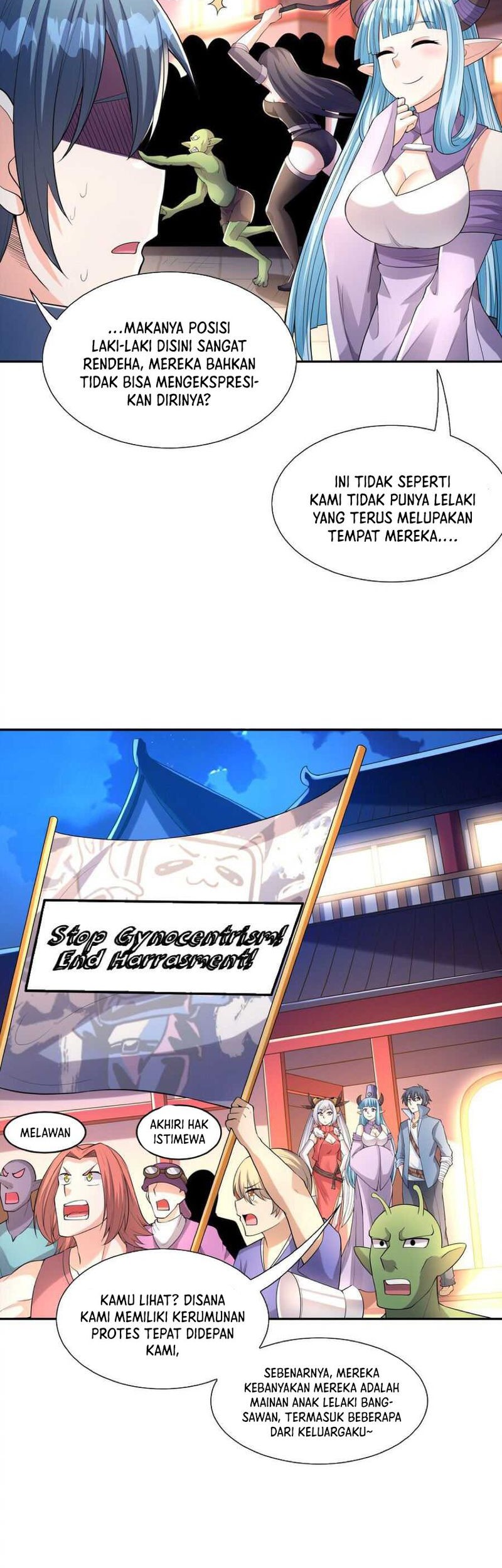 My Harem Is Entirely Female Demon Villains Chapter 48 Gambar 8