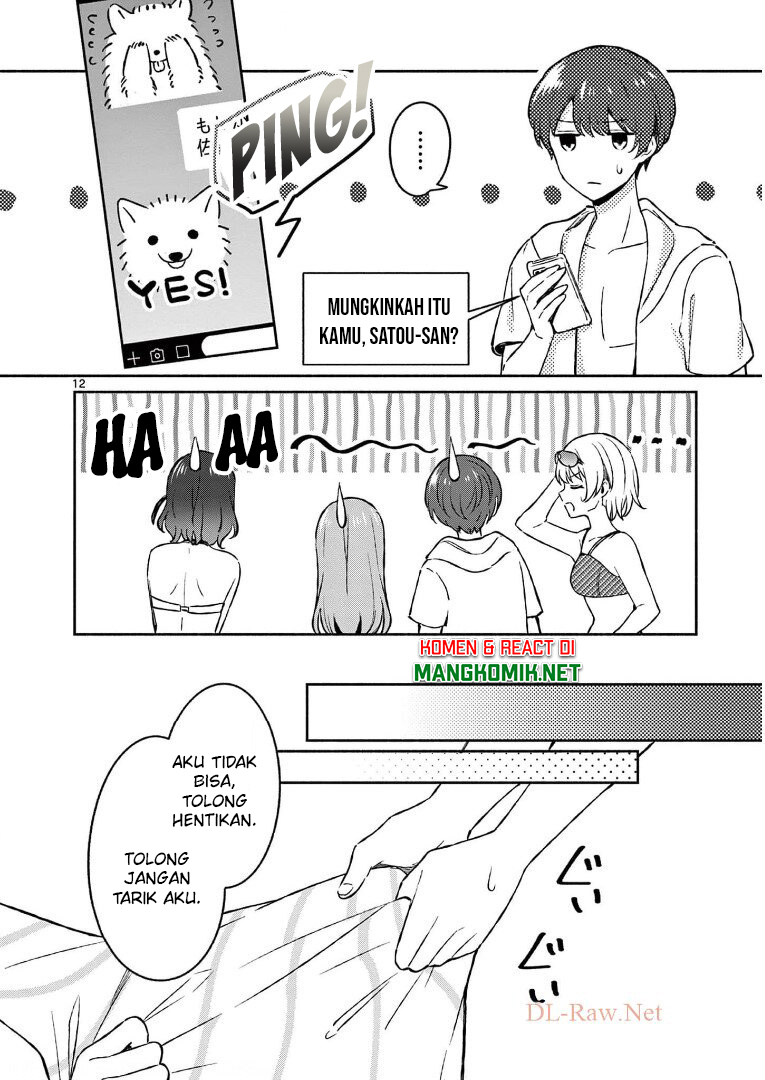 Shiotaiou no Sato-san ga Ore ni dake Amai Chapter 28 Gambar 14