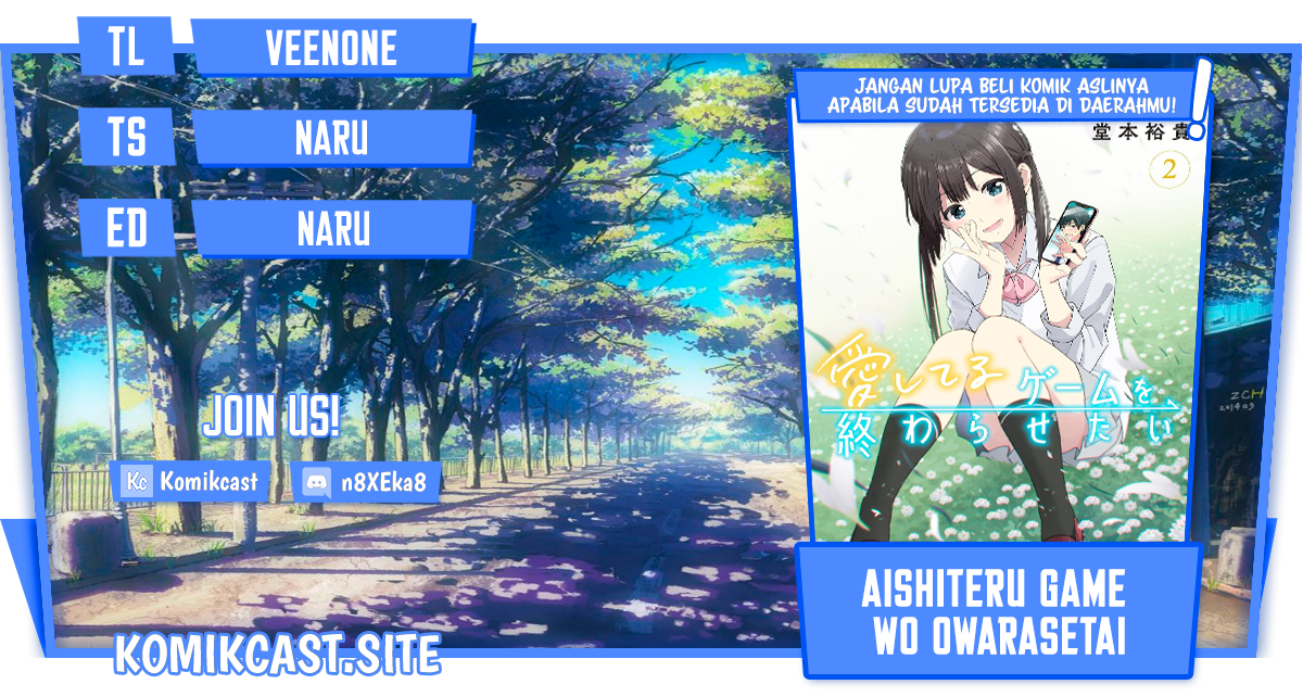 Baca Komik Aishiteru Game wo Owarasetai Chapter 20 Gambar 1