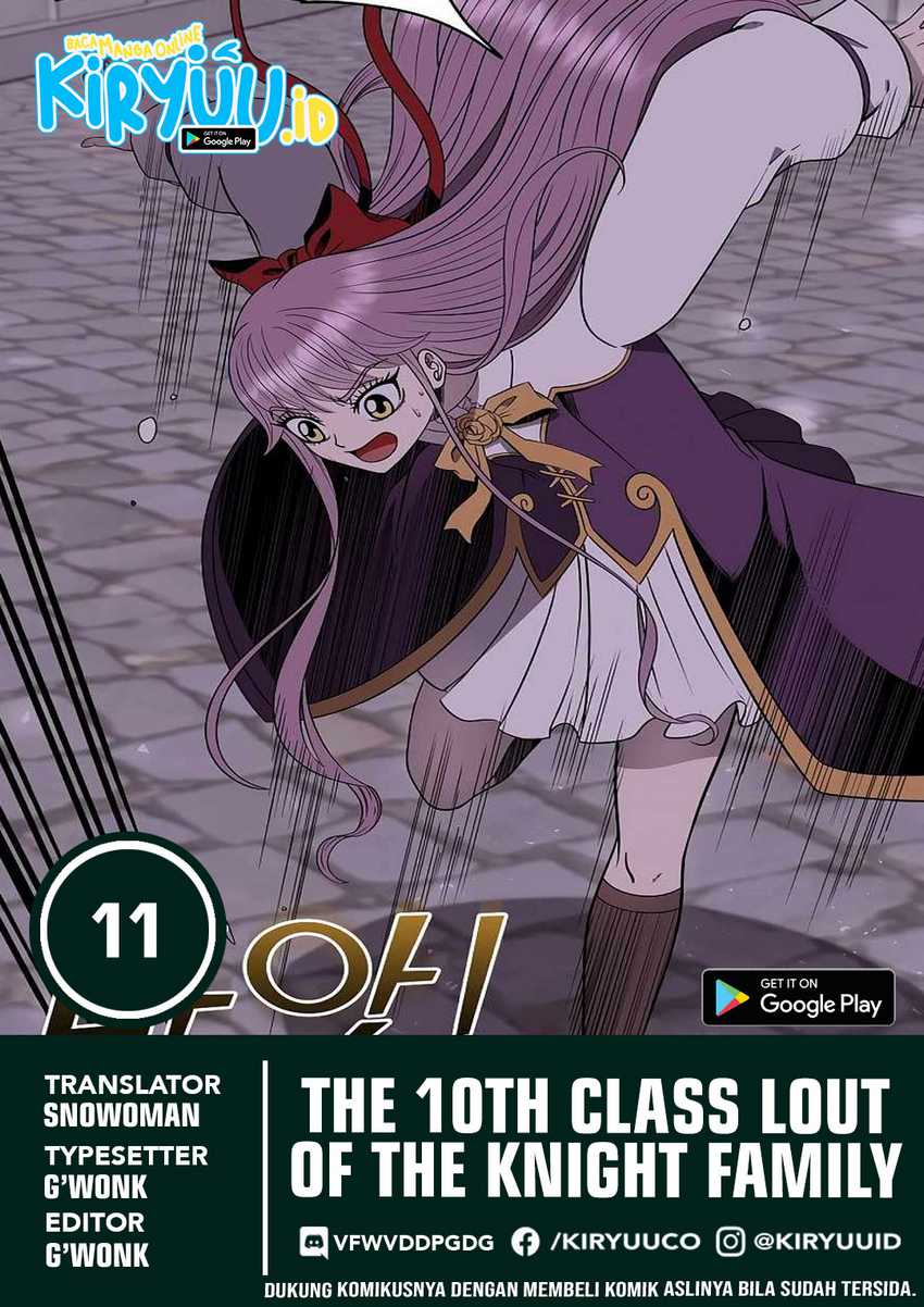 Baca Komik The 10th Class Lout of the Knight Family Chapter 11 Gambar 1
